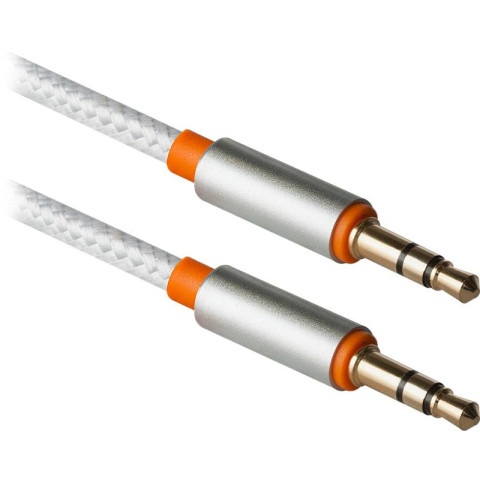 Кабель AUX Audio TRS M/M 1.2м JACK01-03 білий Defender