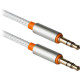 Кабель AUX Audio TRS M/M 1.2м JACK01-03 білий Defender