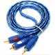 Кабель AUX Audio TRS - RCAx2 M/M 5.0м OEM