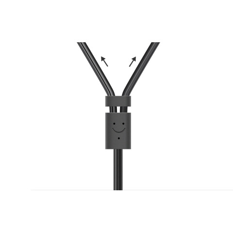 Кабель AUX Audio TRS - RCAx2 M/M 5.0м UGREEN AV102 Чорний
