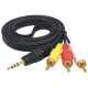 Кабель AV 3.5mm M - 3xRCA M 1.5м