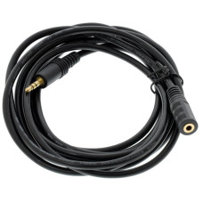 Кабель AUX Audio TRS M/F 3.0м чорний