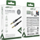 Кабель AUX Audio TRS M/M 1,0 м J10 Black Acefast