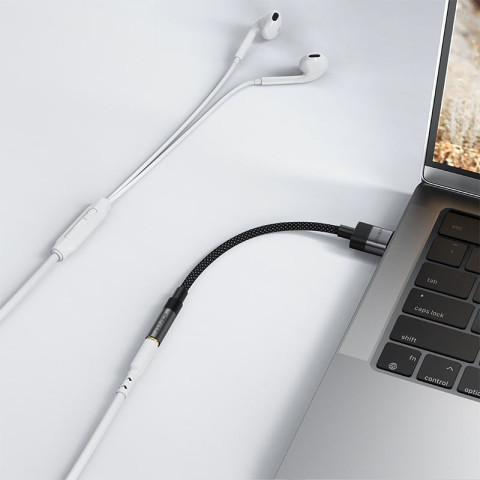 Перехідник USB-A -> 3.5 mm 15cm audio converter J13 Acefast black