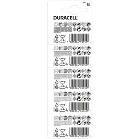 Батарейка CR2032, Lithium, Duracell, DSN уп. 5шт.