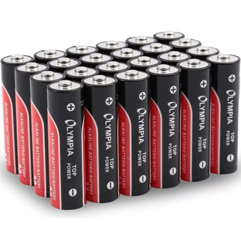 Батарейка AA, 1.5V, Лужна, Olympia, Alkaline, (BOX 24 шт.)