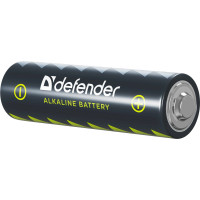 Батарейка AA/LR06 Лужна, Defender, (плівка 4 шт.)