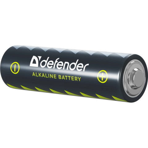 Батарейка AA/LR06 Лужна, Defender, (плівка 4 шт.)