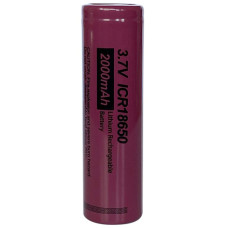 Акумулятор 18650 PKCELL, 2000mAh, 3.7V li-ion ICR, battery, blister 1 pcs
