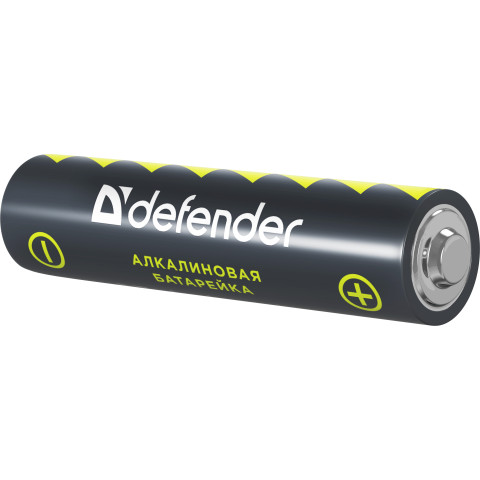 Батарейка AAA/LR3, Лужна, Defender, (плівка 4 шт.)