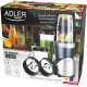 Фітнес-блендер Adler AD 4084 500Вт/ Pulse/ 4 скляні пляшки 700мл, 2x500мл, 300мл