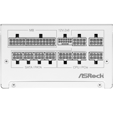 БЖ 850W ASRock SteelLegend White SL-850GW ATX 3.1 135mm, 80+ Gold, Fully Modular, Retail