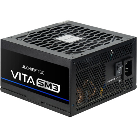 БЖ 650W Chieftec VITA SM3 BPX-650-C ATX 3.1 120mm, 80+ Bronze, Semi modular, Retail