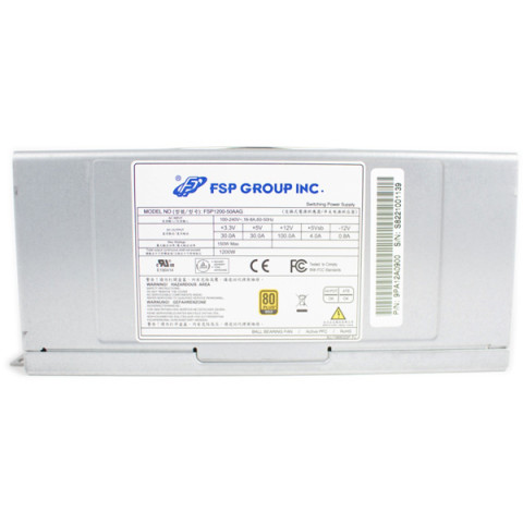 БЖ 1200W FSP FSP1200-50AAG 80+ GOLD, 6xPCI-E6+2, 135mm fan, Modular, C20, brown box