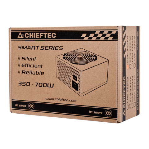 БЖ 600W Chieftec SMART GPS-600A8, 120 mm, >85%, Retail Box