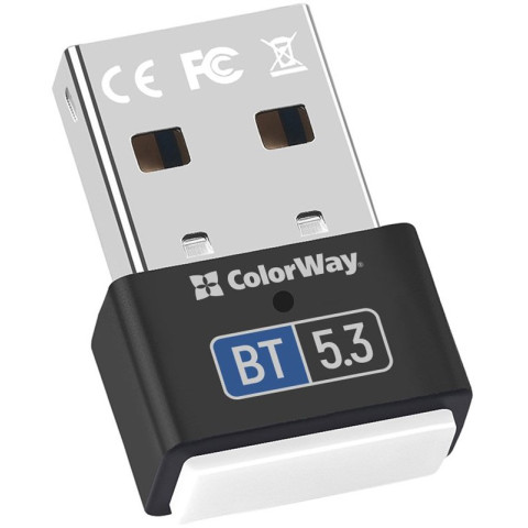 Адаптер Bluetooth v5.3 USB, чорний Colorway