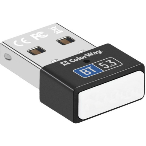 Адаптер Bluetooth v5.3 USB, чорний Colorway