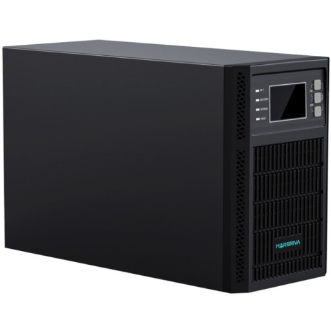 ДБЖ Marsriva MR-US1K, 1кВА/1кВт, Smart Online UPS, 1kVA, Shuko, 2*12V/9Ah
