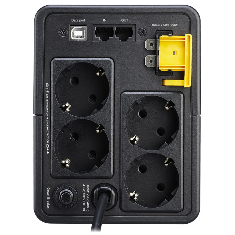 ДБЖ APC Back UPS 950VA/520W, USB, 4xSchuko, (BX950MI-GR)
