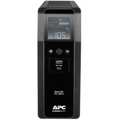 ДБЖ APC Back UPS Pro S 1200VA/720W, LCD, USB, 6+2 C13, (BR1200SI)