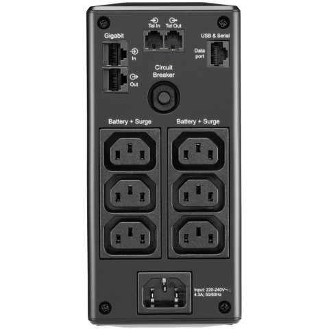ДБЖ APC Back UPS Pro 650VA/390W, LCD, USB, 6xC13, (BR650MI)