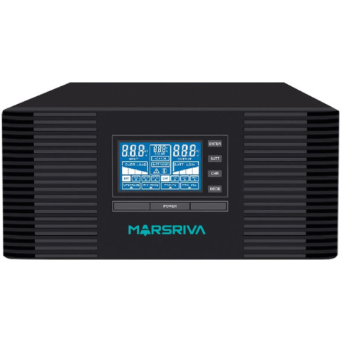 ДБЖ Marsriva MR-UT1000, 1000ВА/800Вт, чиста синусоїда змінного струму, без АКБ, 12B