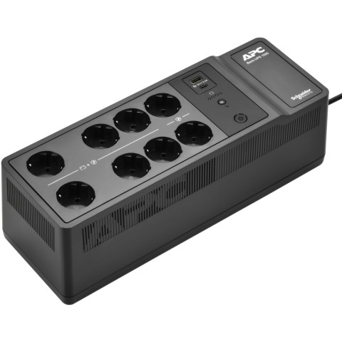 ДБЖ APC Back UPS 1050VA/600W, USB charging port, USB, 6+2 Schuko, (BE1050G2-GR)