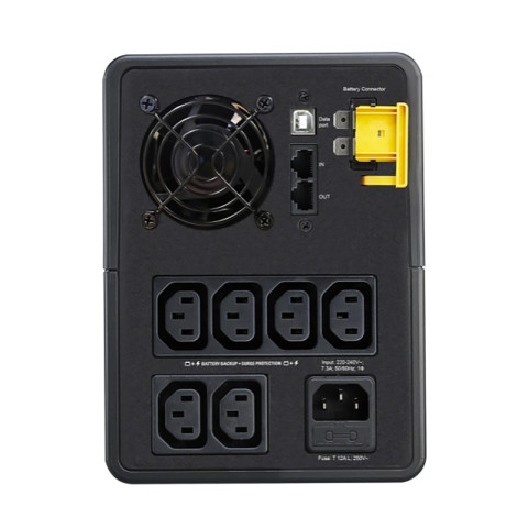 ДБЖ APC Back UPS 1600VA/900W, USB, 6xC13, (BX1600MI)