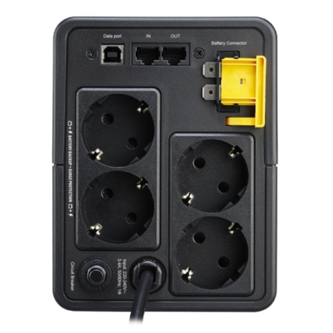 ДБЖ APC Back UPS 750VA/410W, USB, 4xSchuko, (BX750MI-GR)