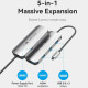 Док-станція USB3.1 Type-C -> HDMI 60Hz/USB 3.0x3/PD 100W 5-in-1 Vention