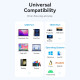 Док-станція USB3.1 Type-C -> HDMI 60Hz/USB 3.0x3/PD 100W 5-in-1 Vention
