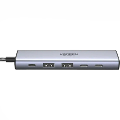 Док-станція USB3.2 Type-C -> HDMI 4K60Hz/2хUSB 3.0/2xUSB-C PD 100 Вт CM511 Ugreen