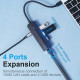 Хаб USB 3.1 Type-C -> 3xUSB 2.0/MicroUSB/RJ45 100Mb Ethernet Black Vention