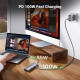 Док-станція USB3.1 Type-C -> HDMI 60Hz/VGA/USB 3.0х3/RJ45/SD/TF/PD 100W 9-in-1 CM498 Ugreen