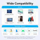 Док-станція USB3.2 Type-C -> HDMI 60Hz/USB 3.0x2/RJ45/SD/TF/3.5mm/PD 100W Hub 9-in-1 Vention