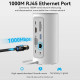 Док-станція USB3.1 Type-C -> HDMI/VGA/USB3.0x3/RJ45/SD/TF/TRRS 3.5m/PD/DC100W12-in-1Ventio