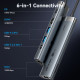 Док-станція USB3.2 Type-C -> HDMI/USB 3.0x2/RJ45/PD 100W Hub 6-in-1 Vention