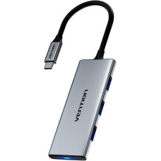 Док-станція USB3.0 Type-C -> HDMI 4K30Hz/TF/3xUSB-A 3.0, 0.15м 6-in-1 Vention