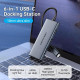 Док-станція USB3.0 Type-C -> HDMI 4K30Hz/TF/3xUSB-A 3.0, 0.15м 6-in-1 Vention