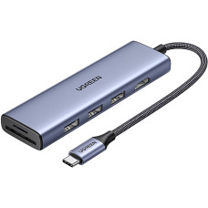 Док-станція USB3.0 Type-C -> HDMI 4K30Hz/3xUSB-А 3.0/Type-C/PD 100W 6-in-1 CM511 Ugreen