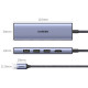 Док-станція USB3.0 Type-C -> HDMI 4K30Hz/3xUSB-А 3.0/Type-C/PD 100W 6-in-1 CM511 Ugreen