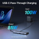 Док-станція USB3.2 Type-C -> HDMIx2 4K60Гц/2xUSB-A 3.2/2xUSB-C 3.2 10Гбіт/с/ PD 100Вт,сірий CM498