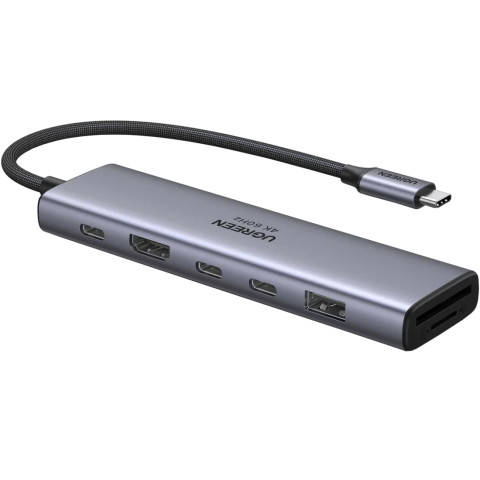 Док-станція USB3.2 Type-C -> HDMI 4K60Hz/2хUSB 3.0/2xUSB-C/SD/TF PD 100 Вт CM511 Ugreen