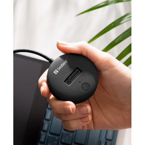Док-станція USB3.2 Type-C ->SSD M.2, NVMe, M Key Sandberg