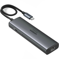 Док-станція USB3.2 Type-C -> HDMI 4K60Hz/2xUSB-A 3.2/USB-C 3.2/RJ45/ PD 100W CM512 Ugreen