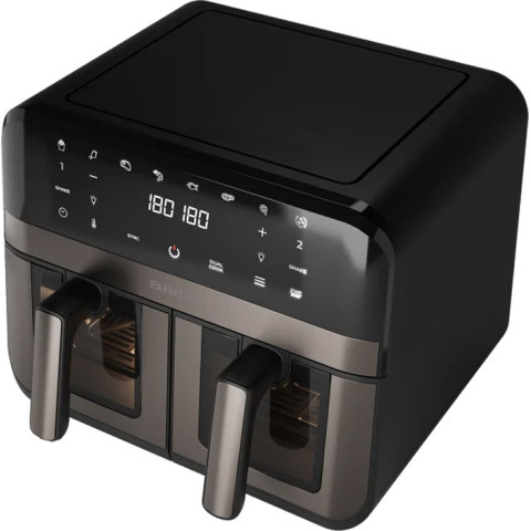 Мультипіч AIWA AFR-9000 FUTAGO 2400Вт/чаша 9л(4.5л+4.5л)/програм:8/сенсорне керування/оглядове вікно