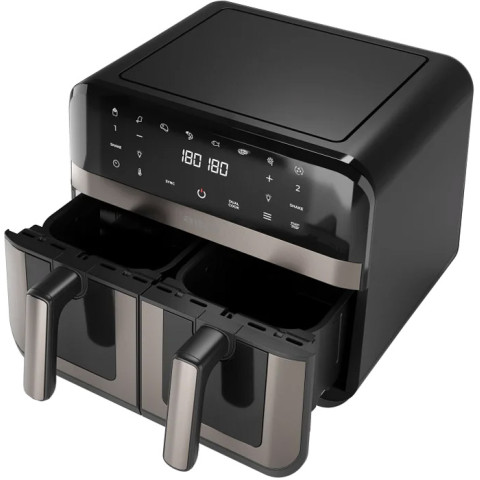 Мультипіч AIWA AFR-9000 FUTAGO 2400Вт/чаша 9л(4.5л+4.5л)/програм:8/сенсорне керування/оглядове вікно