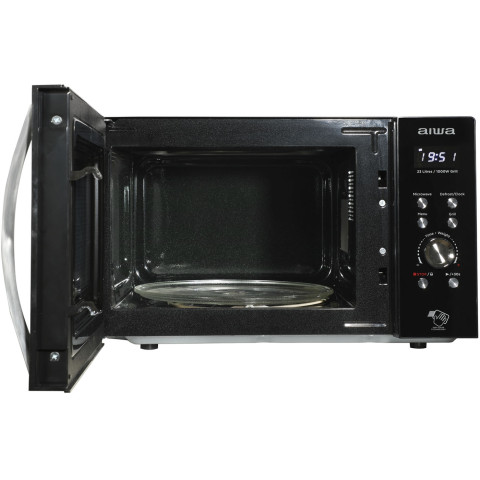 Мікрохвильова піч AIWA NAMICOOK CRYSTAL23 MW-230DG/BK 23л/ 800Вт/ гриль/ Child LOCK//чорна