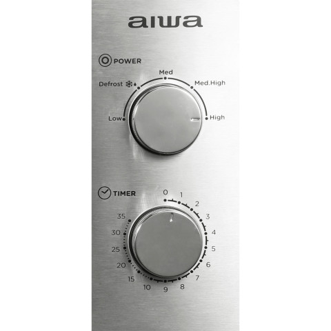 Мікрохвильова піч AIWA NAMICOOK SILVER20 MW-200SL 20л/ 700Вт/ мех.управл../срібна