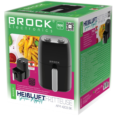 Мультипіч BROCK AFM 4203 BK 1500Вт/чаша 4.2л/механічне керування/чорна